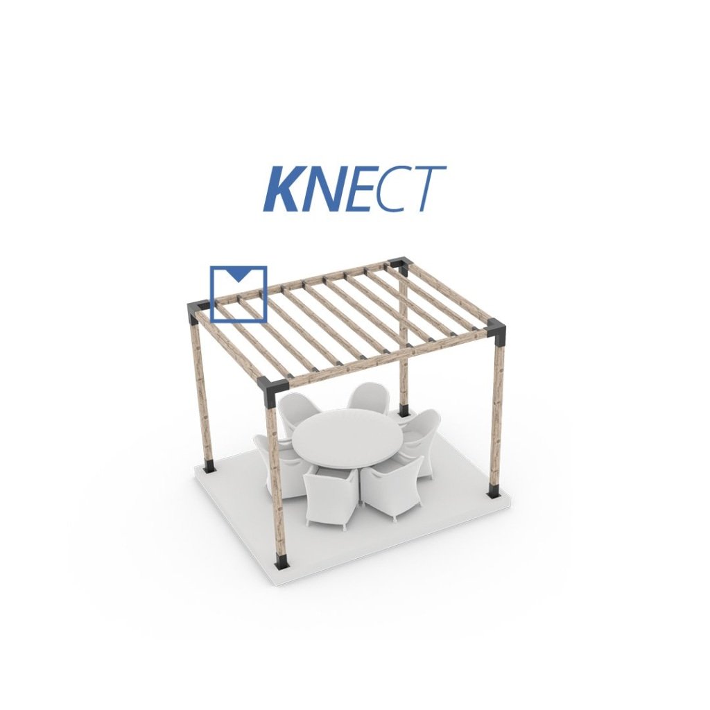 Soporte de viga superior de pérgola KNECT