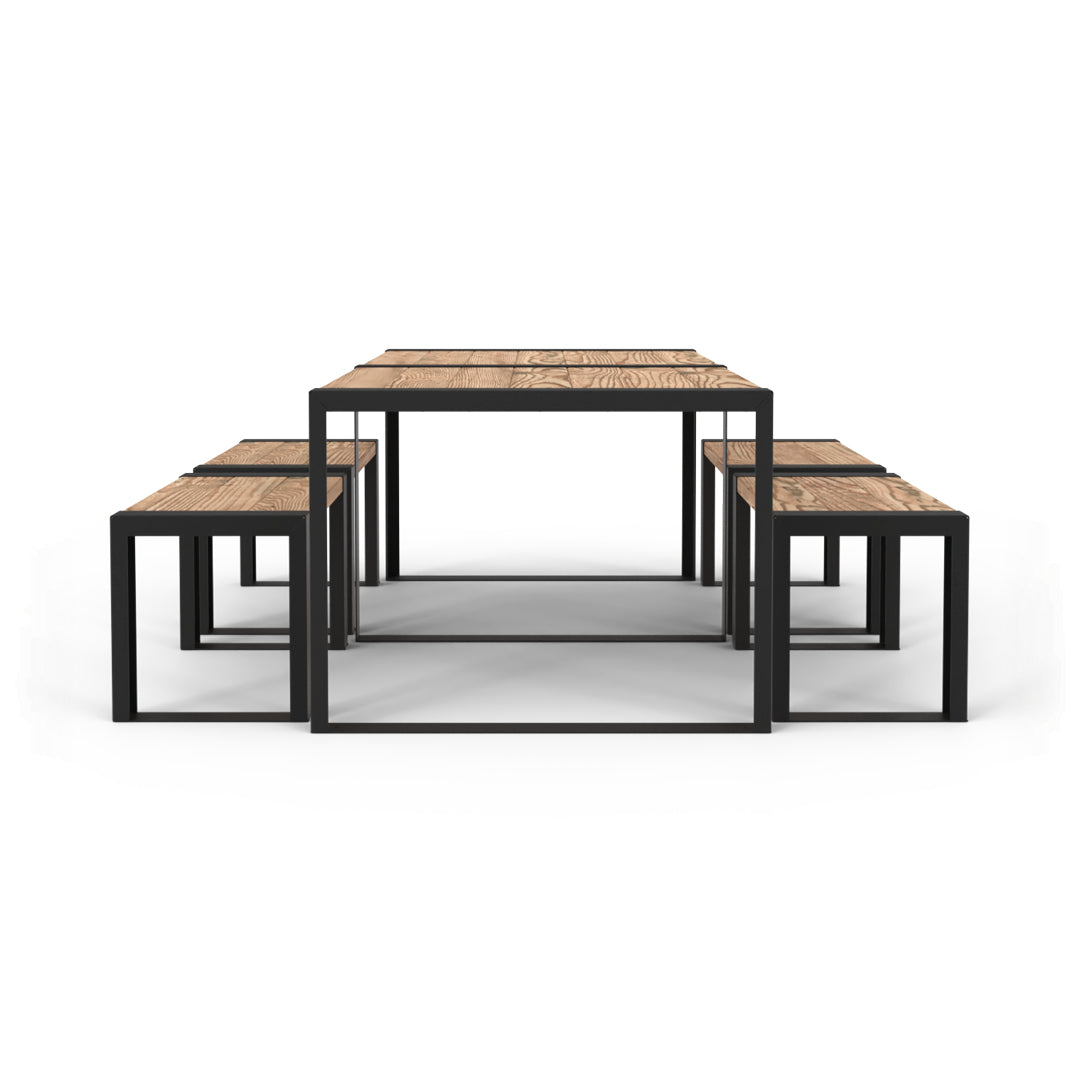 Modern Muskoka 5 Piece Outdoor Dining Set | Toja Grid – Toja USA