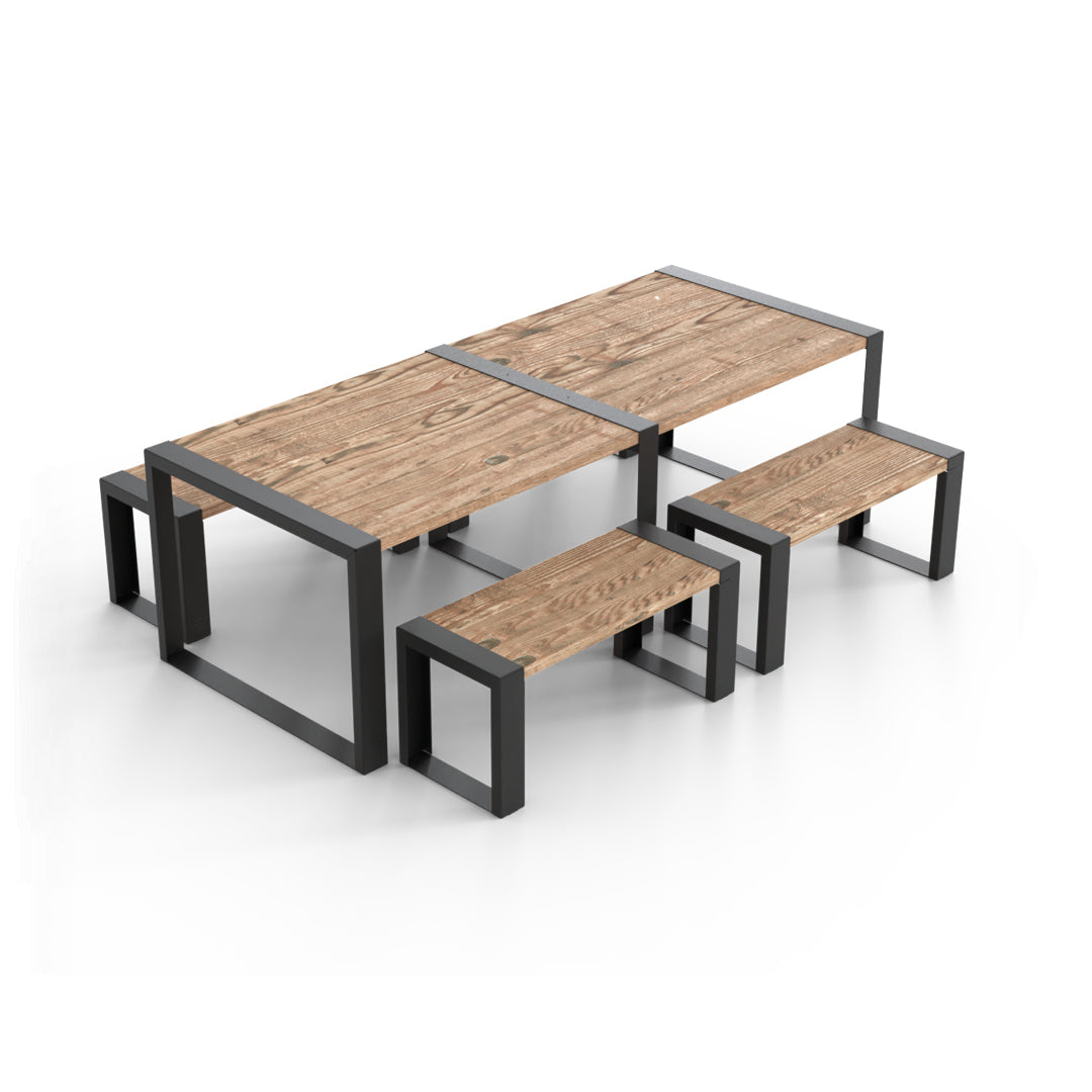 Modern Muskoka 5 Piece Outdoor Dining Set | Toja Grid – Toja USA