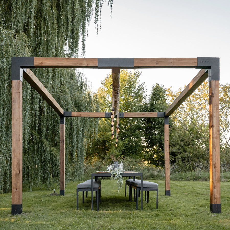 Toja Grid Large Modular Pergola Kits & Brackets | Toja USA