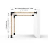 Any Size Wall Mount Pergola Kit