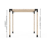 Pergola Kit with KNECT Top Rafter Brackets