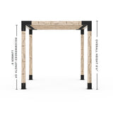 Pergola Kit with KNECT Top Rafter Brackets