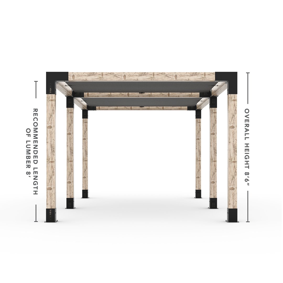 Toja Grid Double Pergola _10x16_graphite _10x16_crimson _10x16_denim _10x16_white