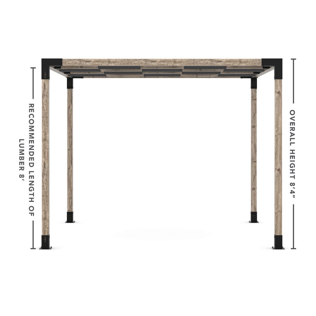 Toja Grid Double Pergola _10x10_graphite