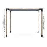 Toja Grid Double Pergola _10x12_denim