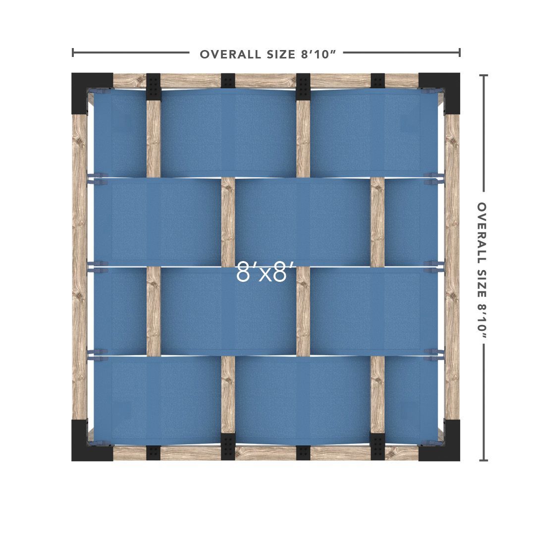 Toja Grid Double Pergola _8x8_denim