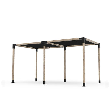 Double Pergola Kit with 2 Shade Sail