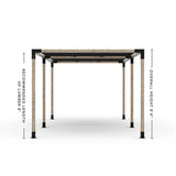 Double Pergola Kit with 2 Shade Sail