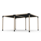 Double Pergola Kit with 2 Shade Sail