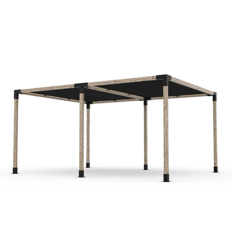 Double Pergola Kit with 2 Shade Sail