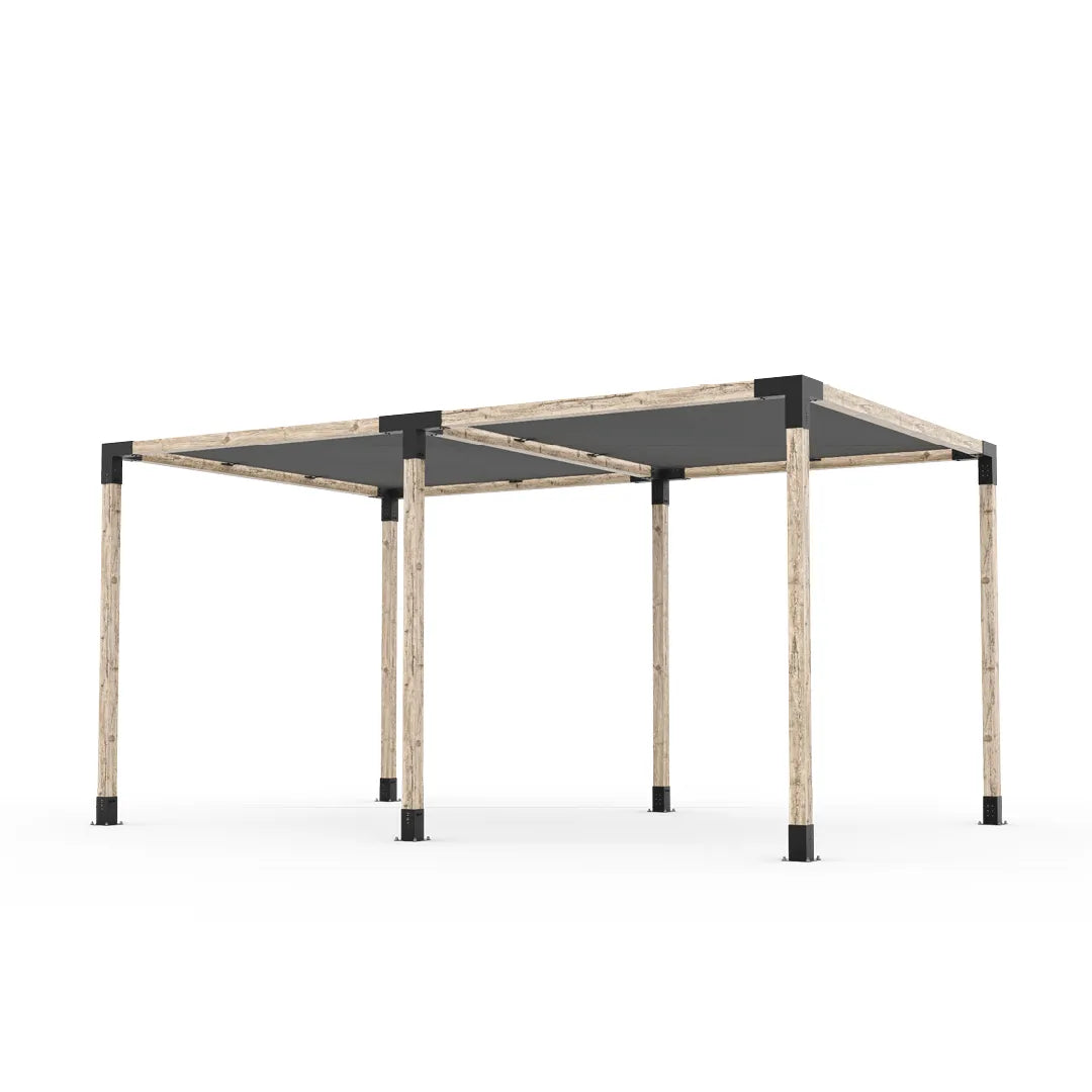 Double Pergola Kit with 2 Shade Sail