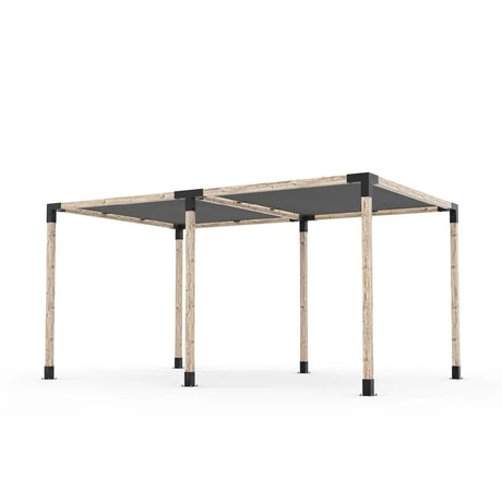 Double Pergola Kit with 2 Shade Sail