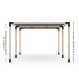 Double Pergola Kit with 2 Shade Sail