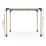 Pergola Kit with SHADE SAIL