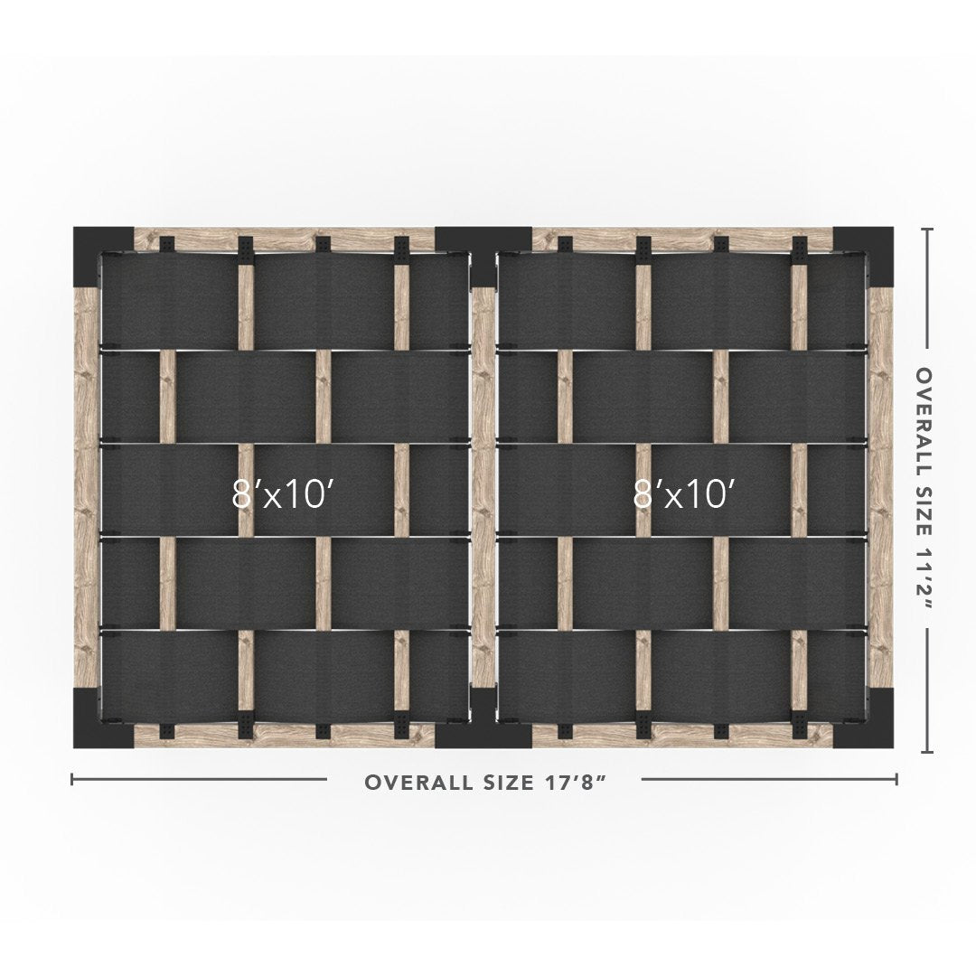 Toja Grid Double Pergola _10x16_graphite