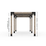 Toja Grid Double Pergola _8x22_graphite