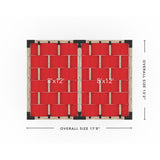 Toja Grid Double Pergola _12x16_crimson