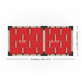 Toja Grid Double Pergola _8x18_crimson