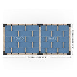 Toja Grid Double Pergola _10x22_denim