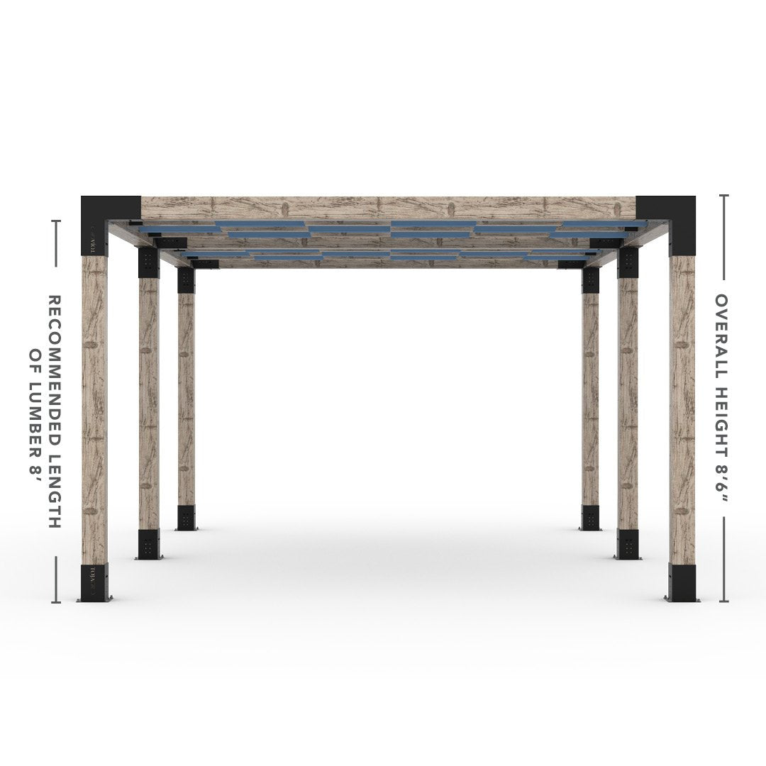 Toja Grid Double Pergola _12x16_denim