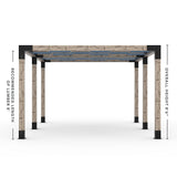 Toja Grid Double Pergola _12x16_denim