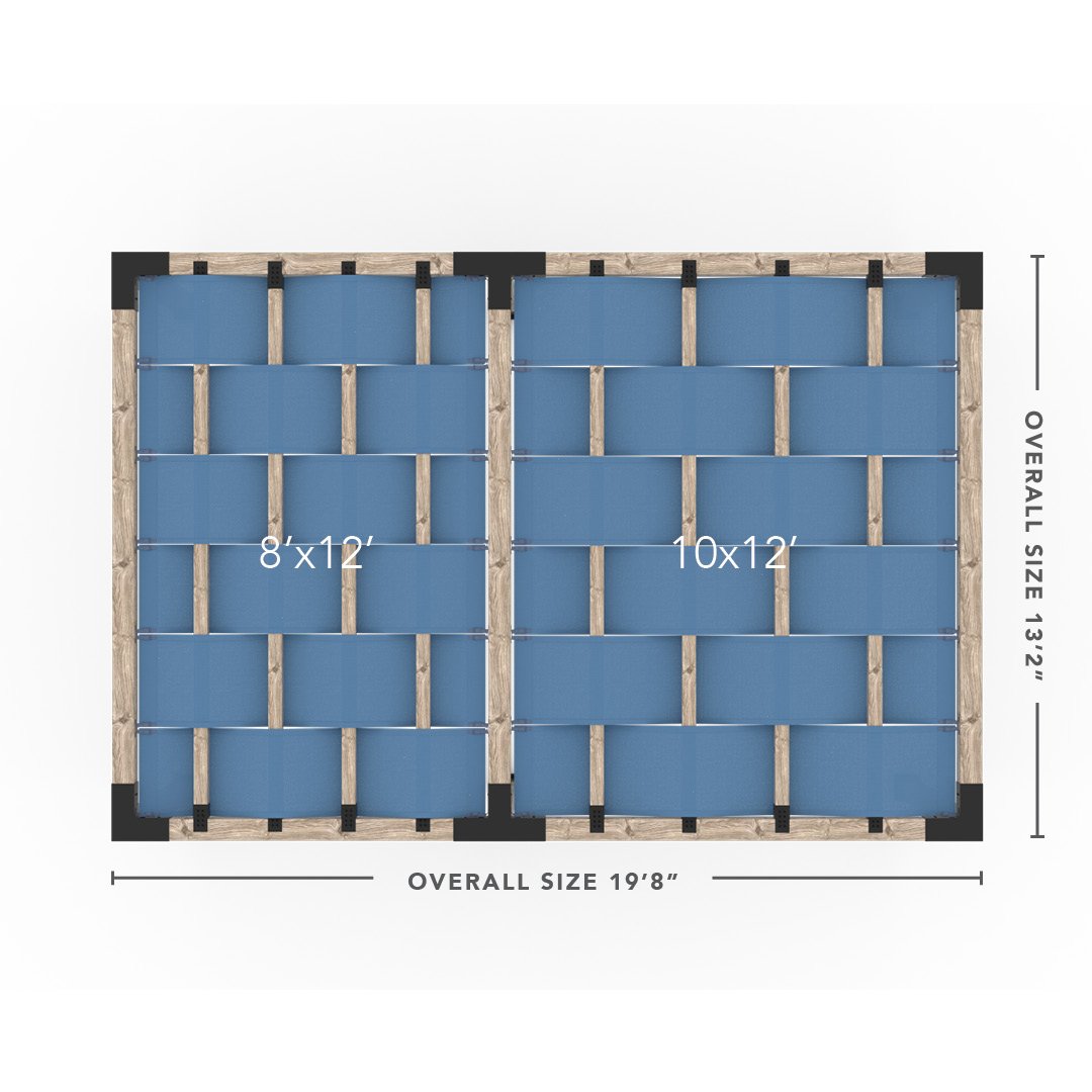 Toja Grid Double Pergola _12x18_denim