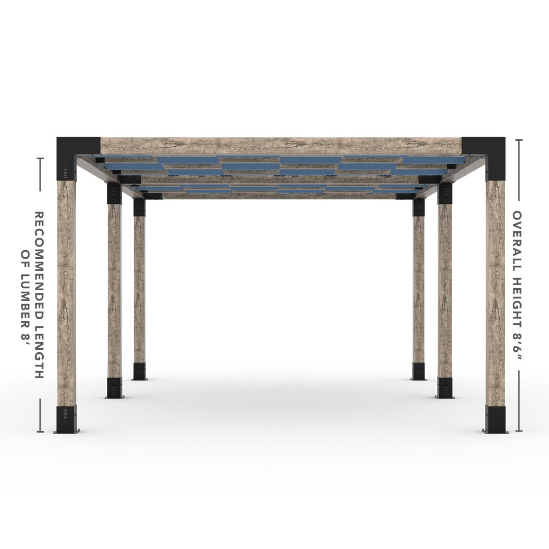 Toja Grid Double Pergola _12x18_denim