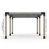 Toja Grid Double Pergola _12x18_denim