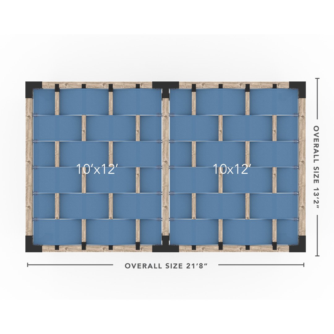 Toja Grid Double Pergola _12x20_denim