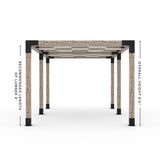 Toja Grid Double Pergola _10x18_white