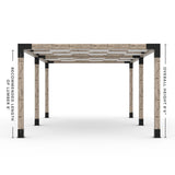 Toja Grid Double Pergola _12x24_white