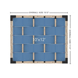 Toja Grid Double Pergola _10x12_denim