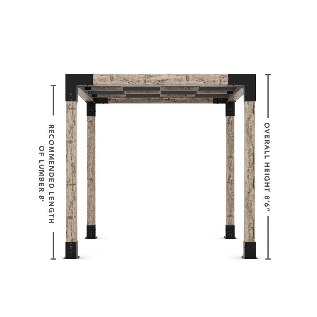 Toja Grid Double Pergola _8x8_graphite