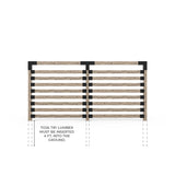 Double Garden Privacy Wall Kit