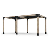 Double Pergola Kit with 2 Shade Sail
