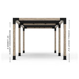 Double Pergola Kit with 2 Shade Sail
