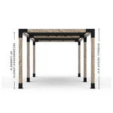 Double Pergola Kit with 2 Shade Sail