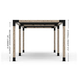 Double Pergola Kit with 2 Shade Sail