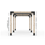 Double Pergola Kit with 2 Shade Sail