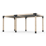 Double Pergola Kit with 2 Shade Sail