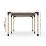 Double Pergola Kit with 2 Shade Sail