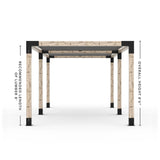 Double Pergola Kit with 2 Shade Sail