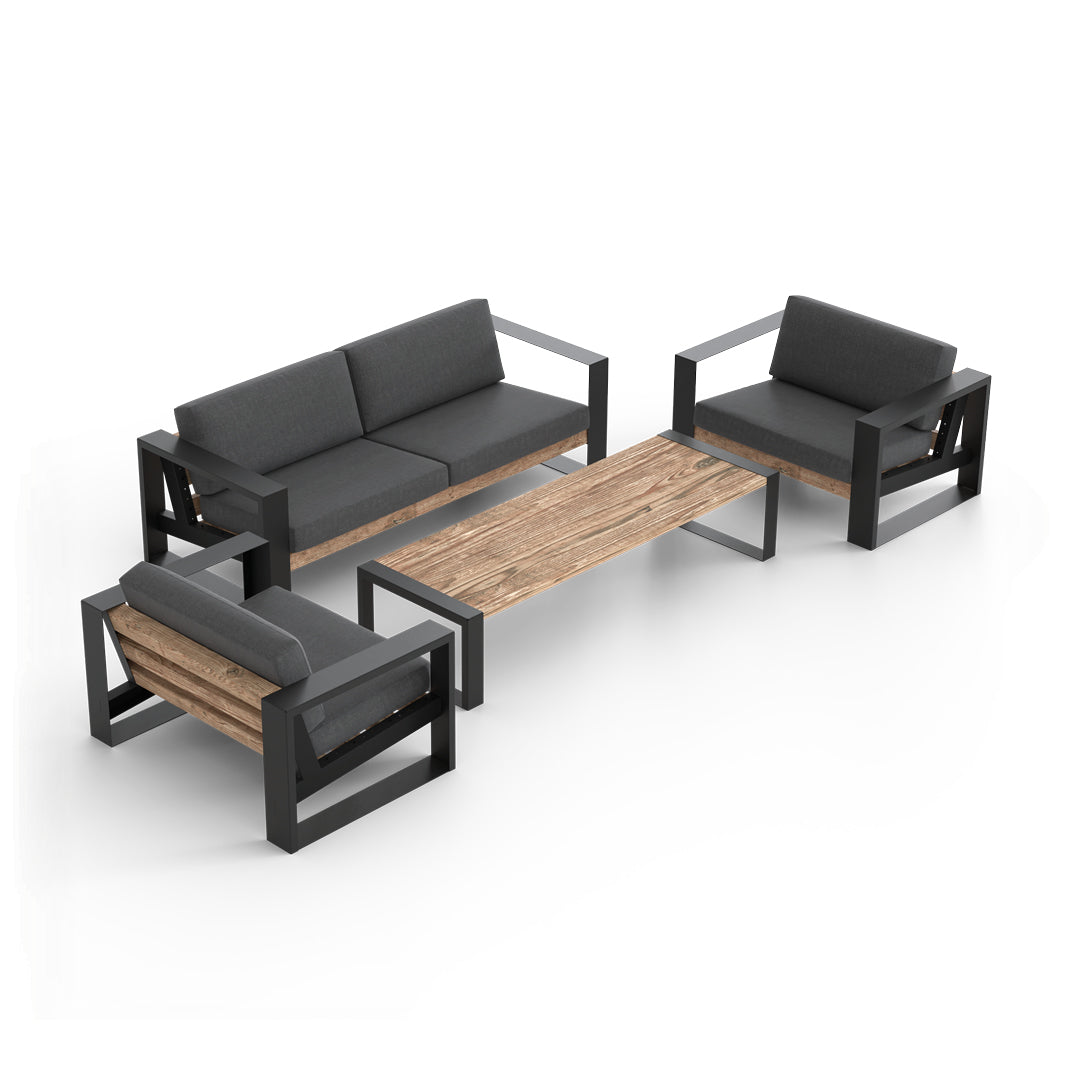 Modern Muskoka 4 Piece Sofa Set | Toja Grid – Toja USA
