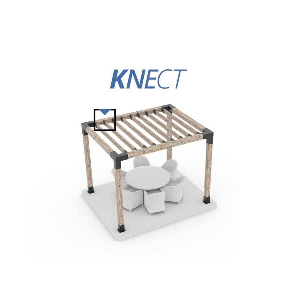 Knect Ramp KNECT Pergola Top Rafter Bracket | Toja Grid – Toja USA