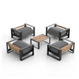 Modern Muskoka 5 Piece Chair Set