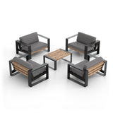 Modern Muskoka 5 Piece Chair Set