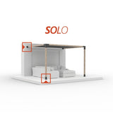 SOLO Pergola Post Base and Wall Mount Bracket